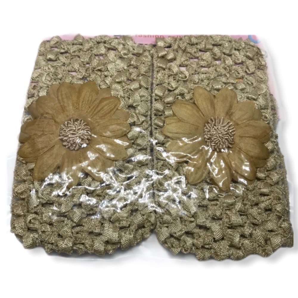 Rare True Vintage Hair Accessory 2 pack kids a floral trendy kidcore
